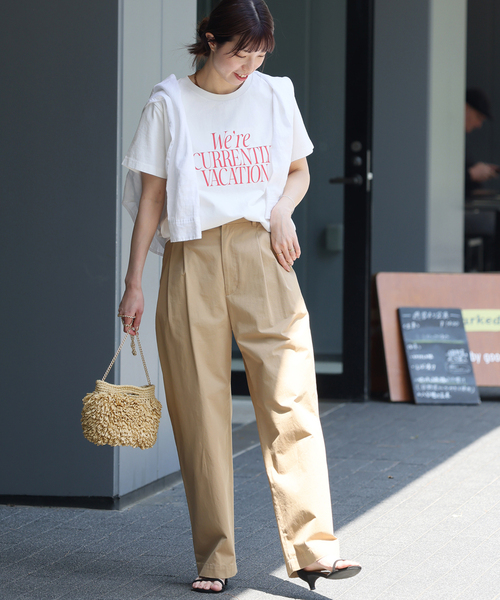 JOURNAL STANDARD relume（ジャーナルスタンダード　レリューム）の「WereロゴTEE（Tシャツ/カットソー・レディース・ネイビー/ホワイト/ホワイト系その他・FREE）」の11枚目の写真