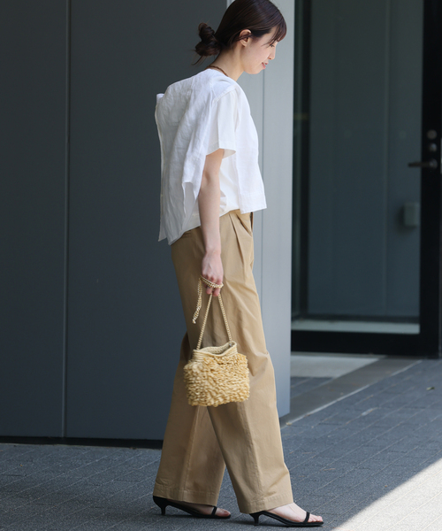 JOURNAL STANDARD relume（ジャーナルスタンダード　レリューム）の「WereロゴTEE（Tシャツ/カットソー・レディース・ネイビー/ホワイト/ホワイト系その他・FREE）」の12枚目の写真