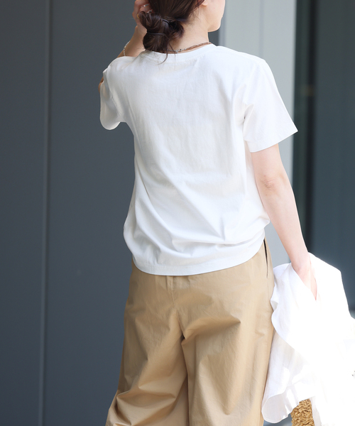 JOURNAL STANDARD relume（ジャーナルスタンダード　レリューム）の「WereロゴTEE（Tシャツ/カットソー・レディース・ネイビー/ホワイト/ホワイト系その他・FREE）」の16枚目の写真
