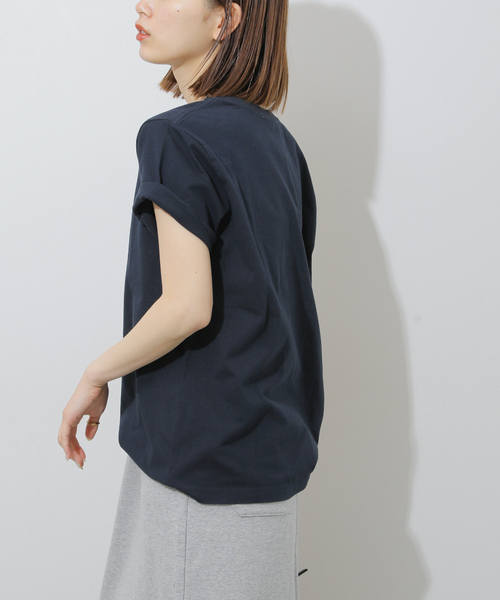 JOURNAL STANDARD relume（ジャーナルスタンダード　レリューム）の「WereロゴTEE（Tシャツ/カットソー・レディース・ネイビー/ホワイト/ホワイト系その他・FREE）」の21枚目の写真