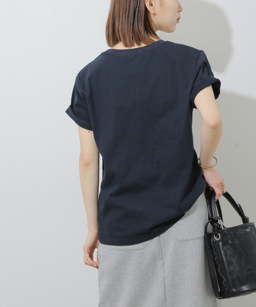 JOURNAL STANDARD relume（ジャーナルスタンダード　レリューム）の「WereロゴTEE（Tシャツ/カットソー・レディース・ネイビー/ホワイト/ホワイト系その他・FREE）」の22枚目の写真