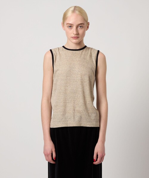 Steven Alan（スティーブンアラン）の「＜Steven Alan＞リンガー タンクトップ（タンクトップ・レディース・ダークブラウン/ネイビー/ナチュラル/ライトピンク・FREE）」の18枚目の写真