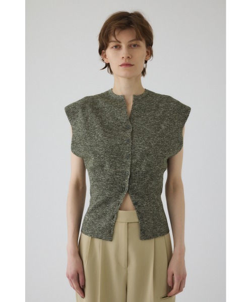 Mix yarn rib knit ミックスヤーンリブニット（ニット/セーター