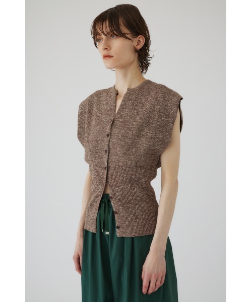 RIM.ARK（リムアーク）の「Mix yarn rib knit ミックスヤーン