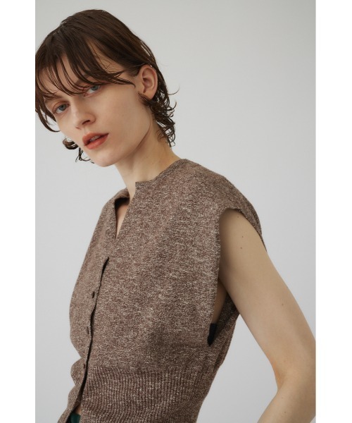 RIM.ARK（リムアーク）の「Mix yarn rib knit ミックスヤーン