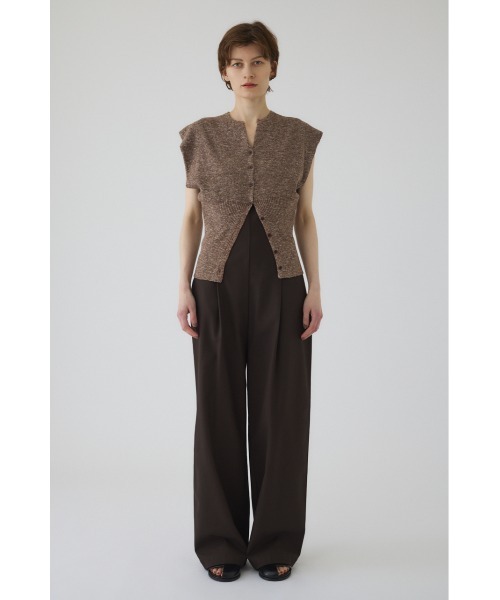 Mix yarn rib knit ミックスヤーンリブニット（ニット/セーター