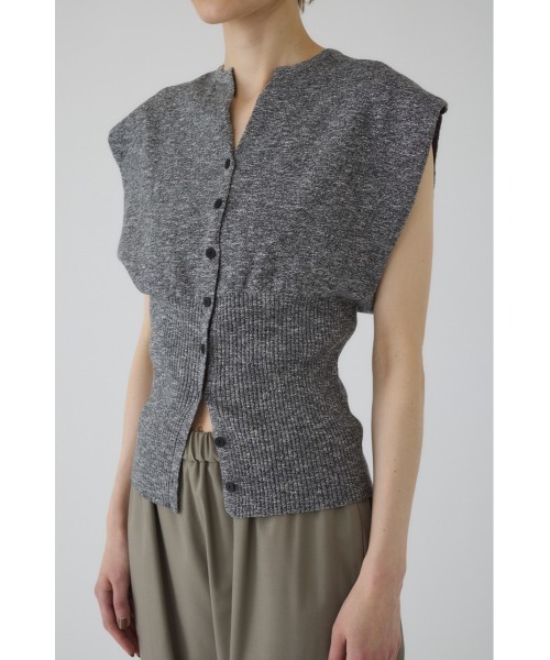 Mix yarn rib knit ミックスヤーンリブニット（ニット/セーター