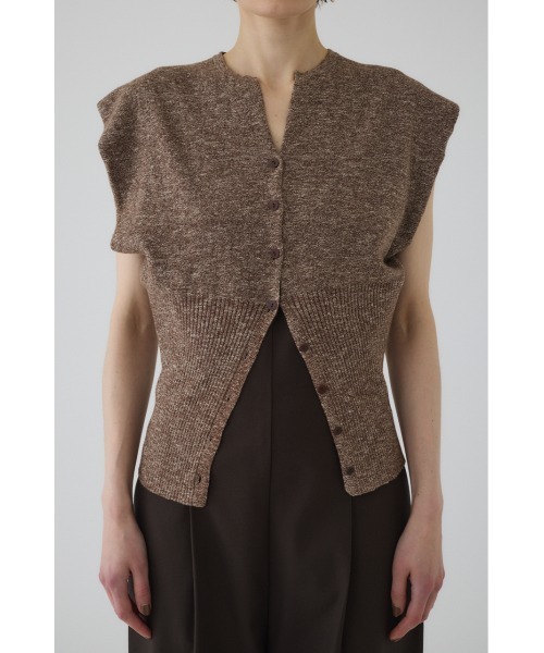 Mix yarn rib knit ミックスヤーンリブニット（ニット/セーター