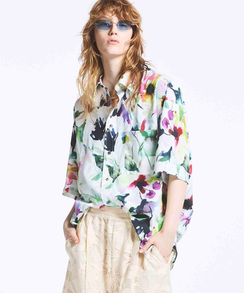 MAISON SPECIAL(メゾンスペシャル)の「《UNISEX》【LIMITED EDITION】ORIGINAL GRAPHIC Prime-Over Regular Collar Short Sleeve Shirt/オリジナルグラフィックプライムオーバーレギュラーカラーショートスリーブシャツ【MAISON SPECIAL/メゾンスペシャル】(シャツ/ブラウス・メンズ・その他6/その他7/その他8/その他9/その他10/その他11/その他12/その他13/その他14/その他15/その他16/その他17/その他19/その他20/その他1/その他2/その他3/その他4/その他5・1/2)」の6枚目の写真