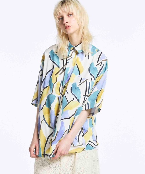 MAISON SPECIAL(メゾンスペシャル)の「《UNISEX》【LIMITED EDITION】ORIGINAL GRAPHIC Prime-Over Regular Collar Short Sleeve Shirt/オリジナルグラフィックプライムオーバーレギュラーカラーショートスリーブシャツ【MAISON SPECIAL/メゾンスペシャル】(シャツ/ブラウス・メンズ・その他6/その他7/その他8/その他9/その他10/その他11/その他12/その他13/その他14/その他15/その他16/その他17/その他19/その他20/その他1/その他2/その他3/その他4/その他5・1/2)」の8枚目の写真