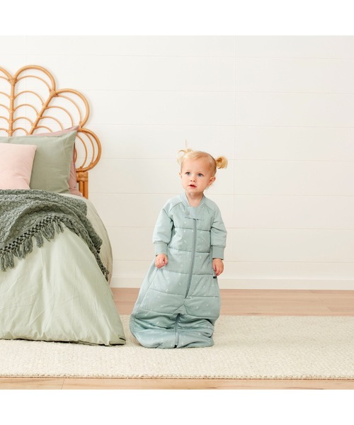 ergoPouch(エルゴポーチ)の「ergoPouch/スリープスーツバッグ 2.5TOG(8ヶ月~/歩き始めのベビー&キッズ用スリーパー)(おくるみ・キッズ・ライトグリーン/ベビーピンク/ライトオリーブ/ライトブルー・24MONTH/4YEAR)」の7枚目の写真