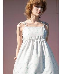 Te chichi TERRASSE | フラワープリントミニキャミワンピース《2025summer catalog item》(ワンピース)