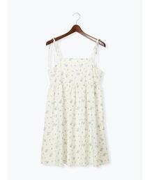 フラワープリントミニキャミワンピース《2025summer catalog item》