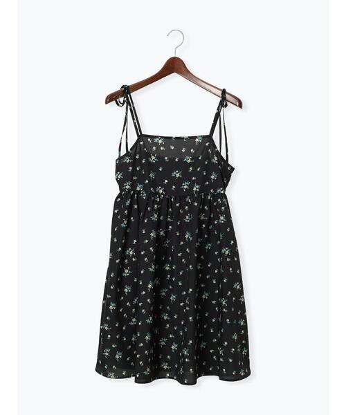 Te chichi TERRASSE(テチチテラス)の「フラワープリントミニキャミワンピース《2025summer catalog item》(ワンピース・レディース・ブラック/オフホワイト/ベージュ・F)」の11枚目の写真