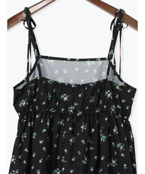 Te chichi TERRASSE(テチチテラス)の「フラワープリントミニキャミワンピース《2025summer catalog item》(ワンピース・レディース・ブラック/オフホワイト/ベージュ・F)」の16枚目の写真