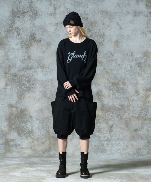 glamb（グラム）の「All Purpose Waffle Cutsew / オールパーポーズワッフルカットソー（Tシャツ/カットソー・メンズ・ブラック/ホワイト/イエロー・S/M/L）」の11枚目の写真