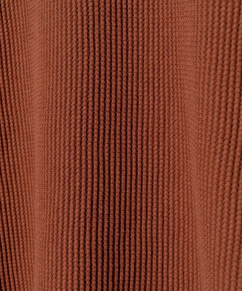 glamb（グラム）の「All Purpose Waffle Cutsew / オールパーポーズワッフルカットソー（Tシャツ/カットソー・メンズ・ブラック/ホワイト/イエロー・S/M/L）」の18枚目の写真