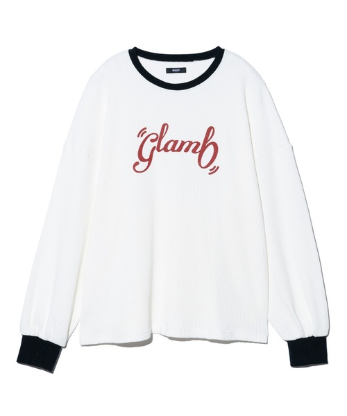 glamb（グラム）の「All Purpose Waffle Cutsew / オールパーポーズワッフルカットソー（Tシャツ/カットソー・メンズ・ブラック/ホワイト/イエロー・S/M/L）」の4枚目の写真
