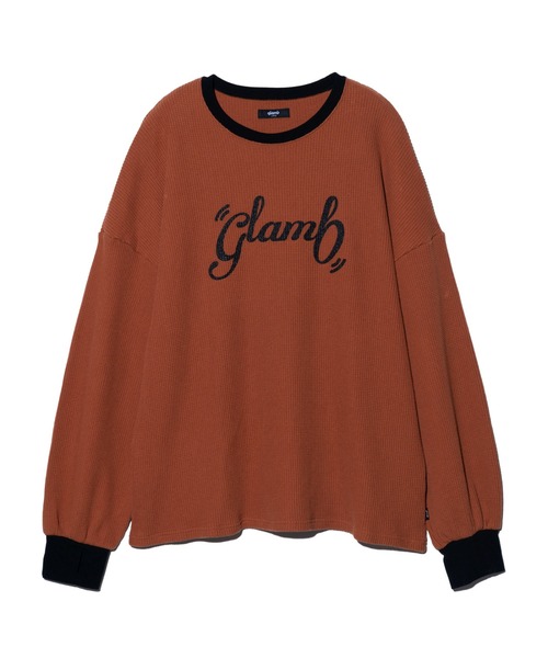 glamb（グラム）の「All Purpose Waffle Cutsew / オールパーポーズワッフルカットソー（Tシャツ/カットソー・メンズ・ブラック/ホワイト/イエロー・S/M/L）」の6枚目の写真