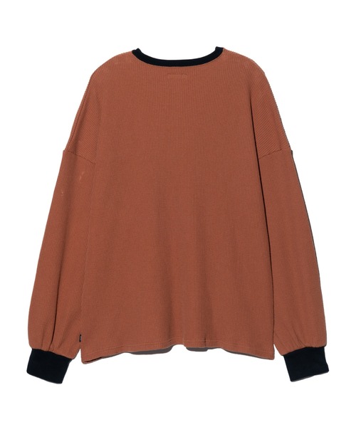 glamb（グラム）の「All Purpose Waffle Cutsew / オールパーポーズワッフルカットソー（Tシャツ/カットソー・メンズ・ブラック/ホワイト/イエロー・S/M/L）」の7枚目の写真