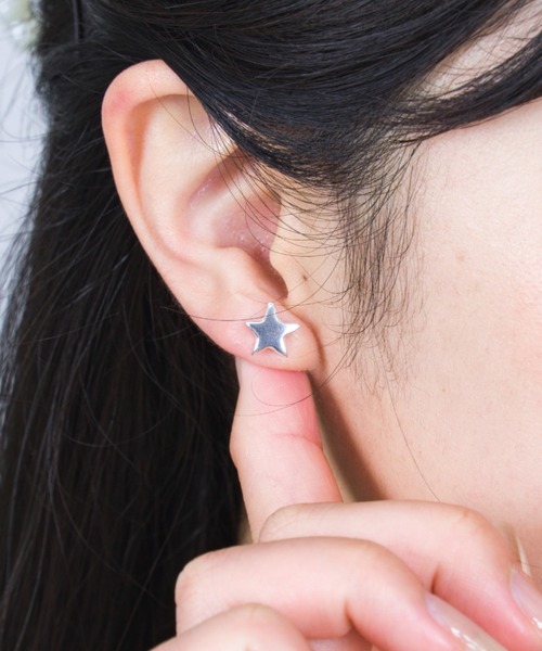 セール】【HARPO/ハルポ】シルバーピアス スター 星 銀製（ピアス（両