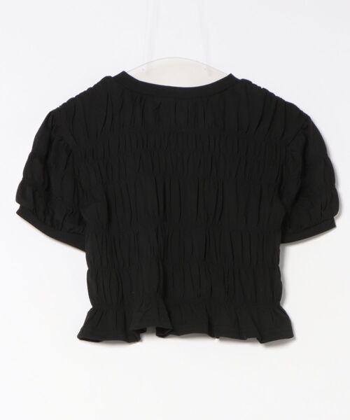 GORGE（ゴージ）の「《シャーリング×ラインデザイン》レディース 半袖トップス スポーティ カジュアル 春夏秋（Tシャツ/カットソー・レディース・オフホワイト/ブラック・F）」の14枚目の写真