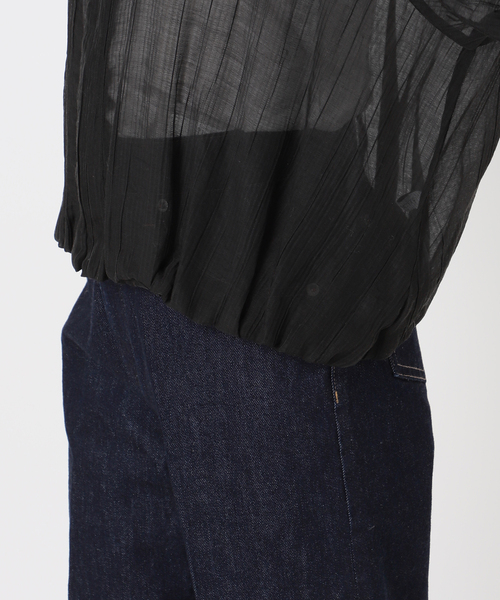 B.C STOCK(ベーセーストック)の「《追加3》シアーブルゾン(ブルゾン・レディース・ブラウン/ベージュ/ブラック/アイボリー・FREE)」の18枚目の写真