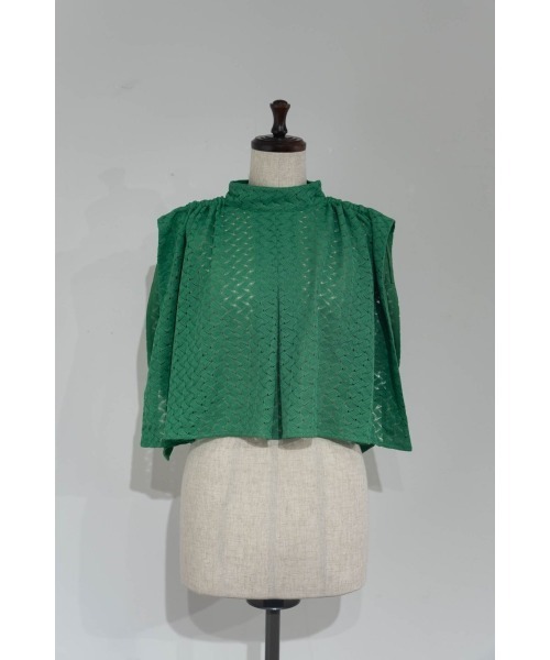 Knuth Marf(クヌースマーフ)の「2way drost lace blouse(シャツ/ブラウス・レディース・グリーン・FREE)」の3枚目の写真