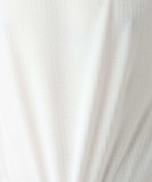 MK MICHEL KLEIN HOMME （エムケーミッシェルクランオム）の「【洗える】テレコタンクトップ（タンクトップ・メンズ・ホワイト/ブラック・51/48/46）」の3枚目の写真