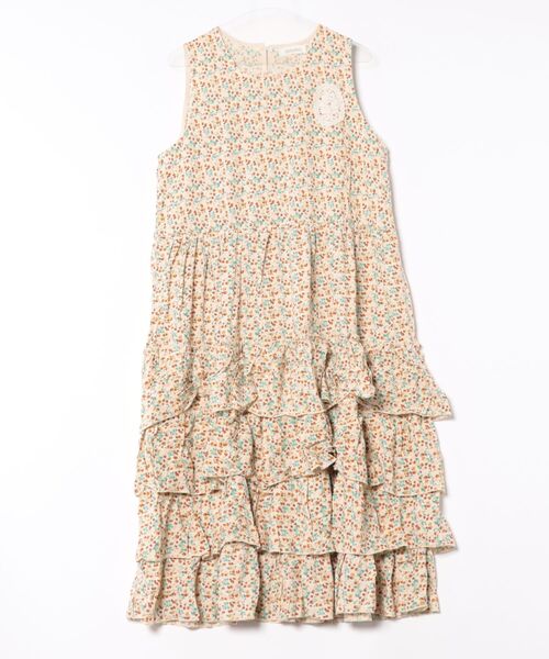 aimoha（アイモハ）の「ノースリーブ`小花柄ティアードワンピース (SS)（ワンピース・レディース・イエロー/パープル/ブルー・FREE）」の16枚目の写真