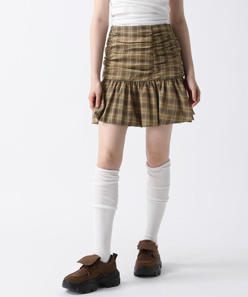 FOREVER 21(フォーエバー トゥエンティーワン)の「【2025SS】シャーリングバルーンミニスカート(スカート・レディース・ホワイト/ブラウン/ブラック・SMALL/MEDIUM)」の3枚目の写真