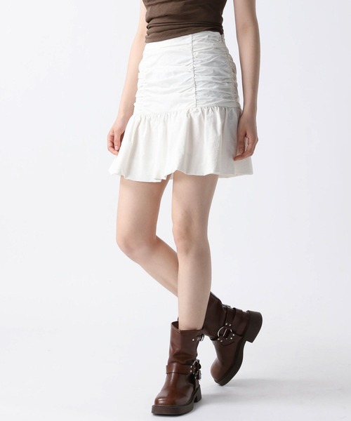 FOREVER 21(フォーエバー トゥエンティーワン)の「【2025SS】シャーリングバルーンミニスカート(スカート・レディース・ホワイト/ブラウン/ブラック・SMALL/MEDIUM)」の13枚目の写真