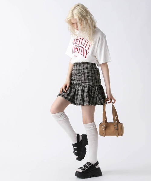 FOREVER 21(フォーエバー トゥエンティーワン)の「【2025SS】シャーリングバルーンミニスカート(スカート・レディース・ホワイト/ブラウン/ブラック・SMALL/MEDIUM)」の15枚目の写真