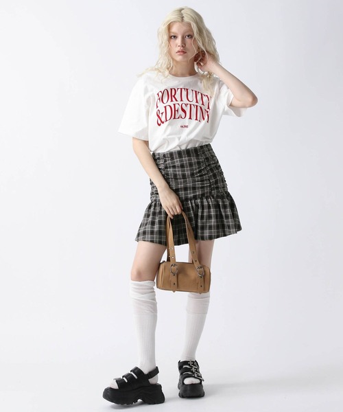 FOREVER 21(フォーエバー トゥエンティーワン)の「【2025SS】シャーリングバルーンミニスカート(スカート・レディース・ホワイト/ブラウン/ブラック・SMALL/MEDIUM)」の16枚目の写真