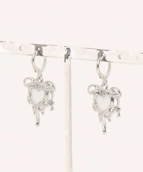 tone(トーン)の「【88eighty-eight】シルバースター&ハートリングピアス2点セット【import】(MA)(ピアス(両耳用)・レディース・シルバー・FREE)」の8枚目の写真
