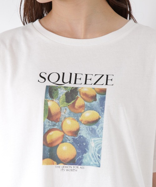 PROPORTION BODY DRESSING(プロポーションボディドレッシング)の「プリントT / 1215260602(Tシャツ/カットソー・レディース・ホワイト/ダークグレー・FREE)」の12枚目の写真