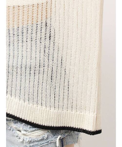 GYDA（ジェイダ）の「GG サマーニットカーディガン（カーディガン/ボレロ・レディース・ピンク/アイボリー/ブラック・FREE）」の21枚目の写真