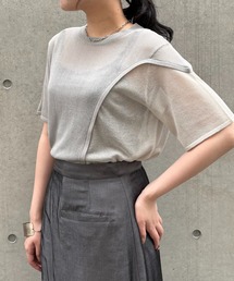 アンジェム / バックデザインニット &g'aime ニット セーター 「＆g'aime」バックデザインニット
