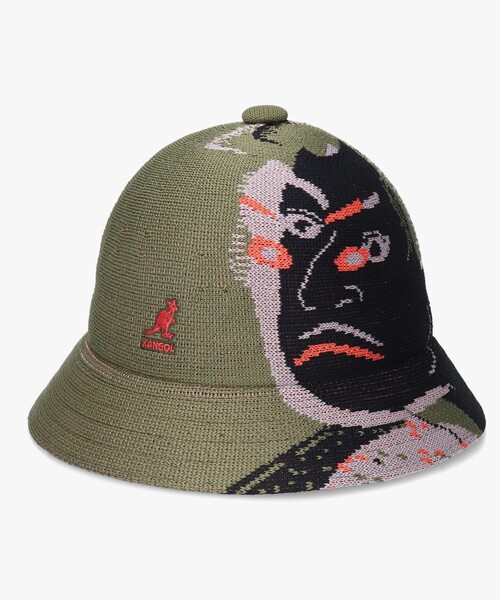 よびひむ KANGOL × 横尾忠則 / TADANORI YOKOO TROPIC CASUAL【HAT
