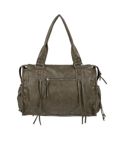 2WAY CLUB FANCY ヴィンテージウォッシングショルダートートバッグ CLUB CLUB（ファンシークラブ）の「【日本未発売/WEB限定】FANCY FANCY バッグ
