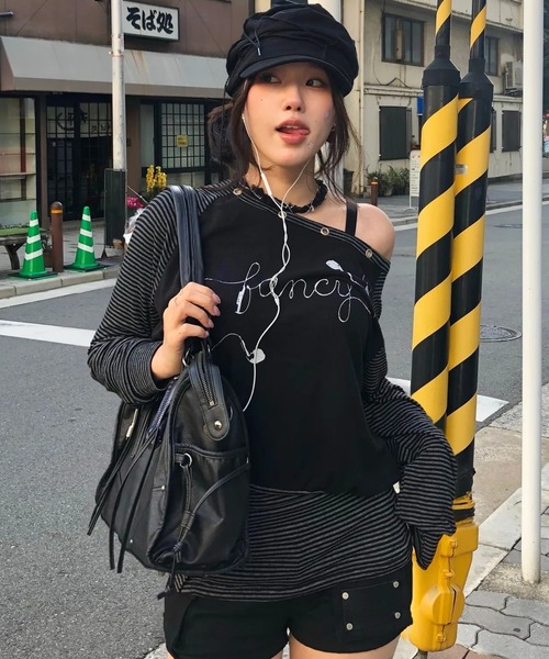 FANCY CLUB(ファンシークラブ)の「【日本未発売/WEB限定】FANCY CLUB(ファンシークラブ)/大容量 2WAY ヴィンテージ ウォッシング ショルダー トートバッグ/BELTED WASHING LEATHER BAG(ショルダーバッグ・レディース・ブラック/グレー/ピンク/ブラウン・FREE)」の22枚目の写真
