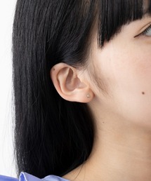 【MAGASIN DE MODE Chou Chou】ピアス tiny. ニッケルフリー メタル クロス リング スタッドピアス OSWY