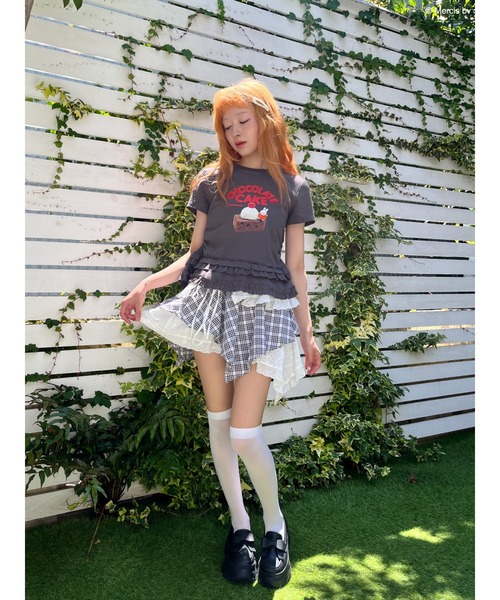Miffy( ミッフィー)の「【miffy】Chocolate Cake TEE(Tシャツ/カットソー・レディース・ブラック系/オフホワイト・FREE)」の22枚目の写真