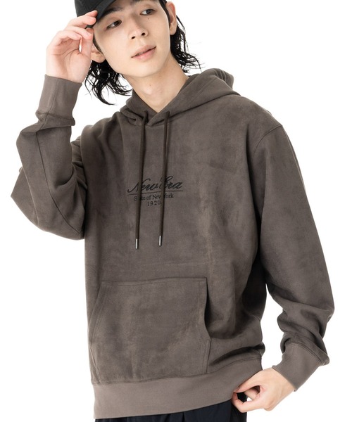 NEW ERA(ニューエラ)の「ニューエラ パーカー ポリスウェード(パーカー・メンズ・オリーブ/ブラック・XL/L/M/S/XXL)」の2枚目の写真