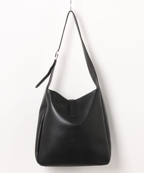 florist（フローリスト）の「【ポーチ付】2WAY ターンロックレザーライクワンショルダーバッグ/ビジネスバッグ（トートバッグ・レディース・キャメル/モカ/アッシュブラウン/ブラック・FREE）」の17枚目の写真