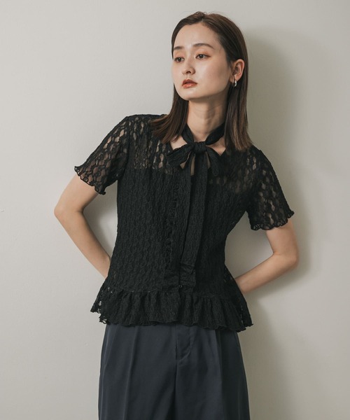 セール】チョーカーレーストップ（シャツ/ブラウス）｜SENSE OF PLACE