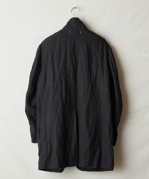 suzuki takayuki（スズキタカユキ）の「peaked-lapel jacket（テーラードジャケット・メンズ・チャコールグレー/ブラック/ベージュ・01/02）」の6枚目の写真