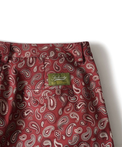 Subciety(サブサエティ)の「Paisley baggy pants(その他パンツ・メンズ・レッド/カーキ/ブラック・X-LARGE/LARGE/MEDIUM/SMALL)」の16枚目の写真