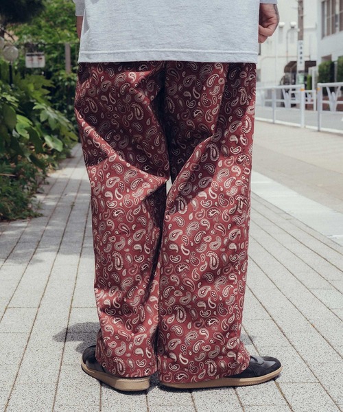 Subciety(サブサエティ)の「Paisley baggy pants(その他パンツ・メンズ・レッド/カーキ/ブラック・X-LARGE/LARGE/MEDIUM/SMALL)」の7枚目の写真