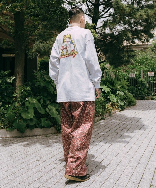 Subciety(サブサエティ)の「Paisley baggy pants(その他パンツ・メンズ・レッド/カーキ/ブラック・X-LARGE/LARGE/MEDIUM/SMALL)」の4枚目の写真